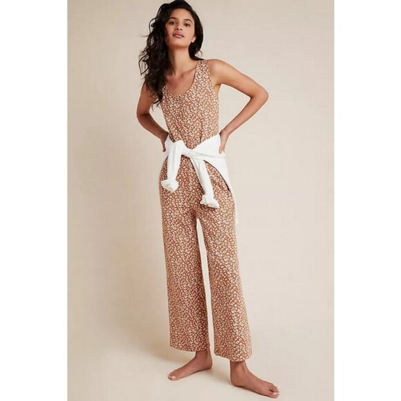 💕ANTHROPOLOGIE💕 Saturday/Sunday Leopard Jumpsuit ~ Leopard Print XL - Picture 4 of 13